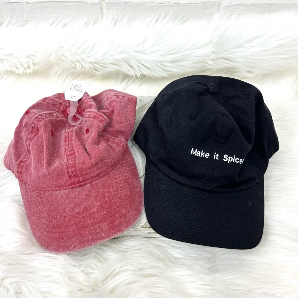 Baseball Hat Bundle NWT Time & Tru + Bacardi